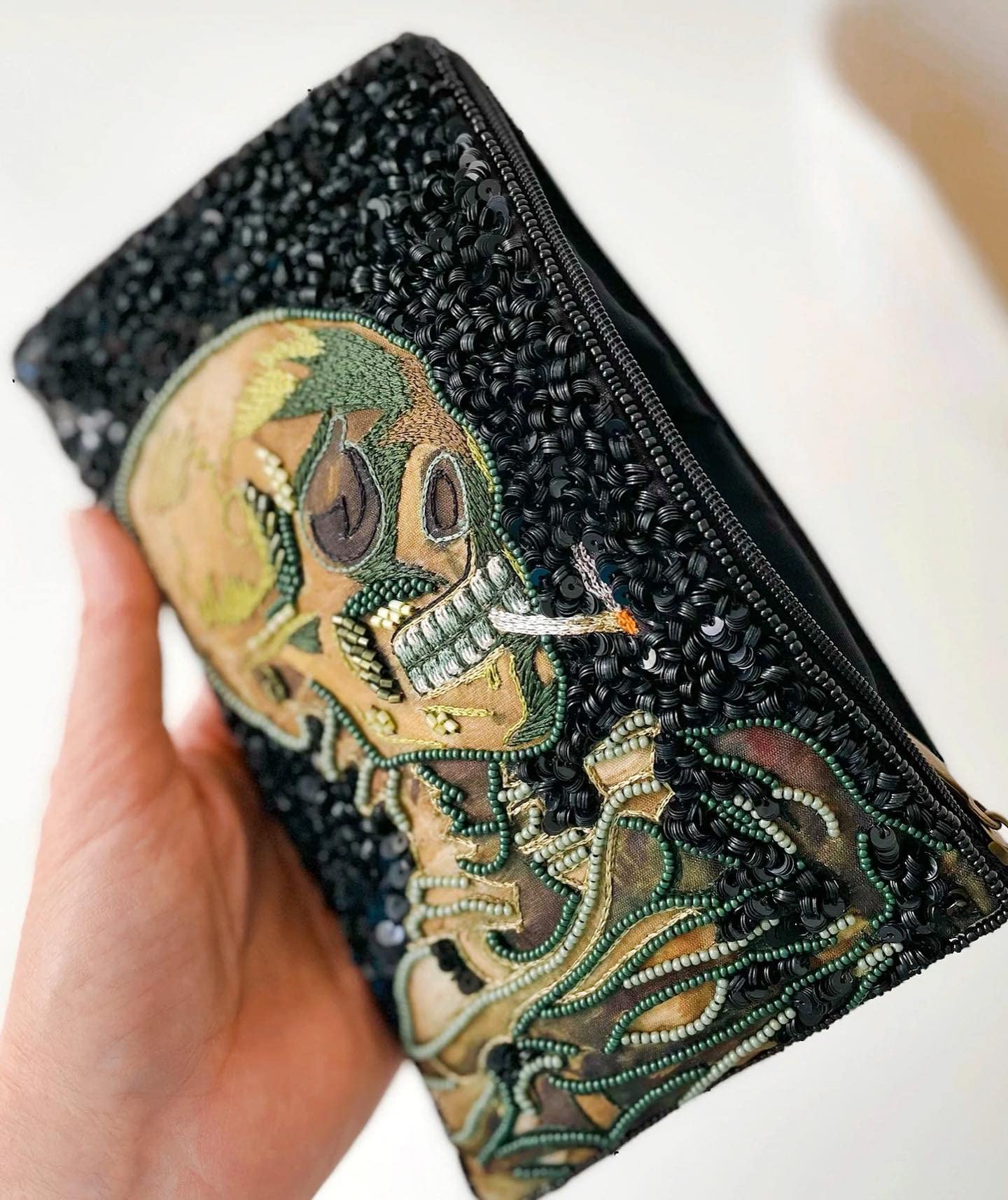 Bamboo Trading Club Bag Van Gogh Smoking Skull