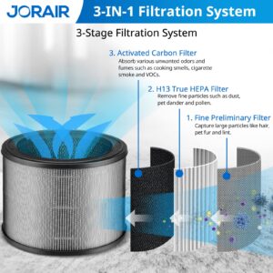 Replacement Filter Size O, 1712-0100-00 Compatible with Winix A230 and A231 Air Purifier 3-in-1 H13 True HEPA, 2 Pack