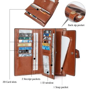 BOSTANTEN Womens Leather Wallets RFID Bundle Women's Leather Handbags