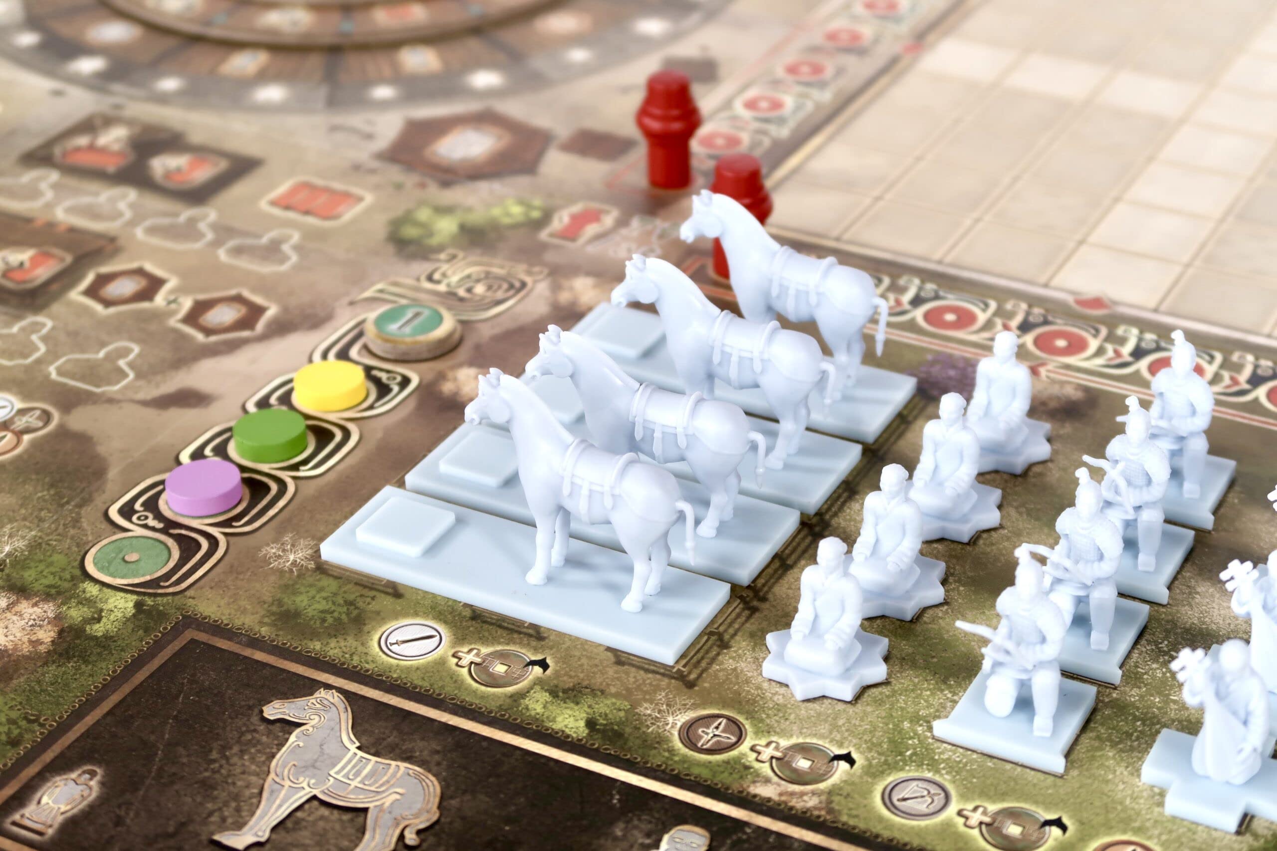 GTS Distribution Terracotta Army - Strategy Ancient Empire Board Game, Ages 14+, 1-4 Players, 90-120 Min