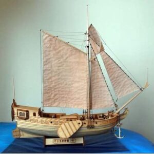 GAWEGM Wooden Model Ships Kits to Build for Adults - 1678 Royal Dutch Yacht Ancient Sail Ship Model Kit with Brass Accessories, for Ship Model Enthusiasts, Building Model Ship Beginners