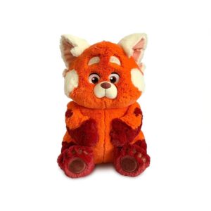 ablesin red panda plush toys turning plush 18 inch cute panda plush standing and sitting panda plush gifts for kids girlfriends (18 inch)