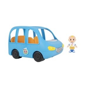 CoComelon Family Fun Car, with Sounds - Includes JJ - Plays Clip of Song, are We There Yet - Toys for Kids, Toddlers, and Preschoolers