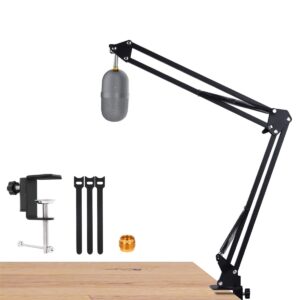 for razer seiren mini mic boom arm, mic desk stand compatible with razer seiren mini, microphone boom arm for gaming, home and office recording.