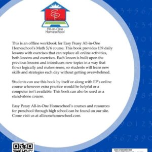 EP Math 5/6 Workbook: Part of the Easy Peasy All-in-One Homeschool