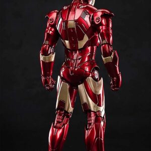 UXOUYIC Irοnman Movie Series - Collectible Irοnman Action Figure Metal Painting 20 Joints Movable Model Toys (7 inches) (Mark 3)