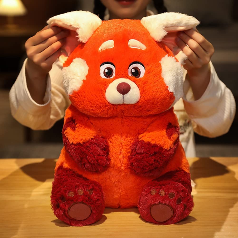 Ablesin Red Panda Plush Toys Turning Plush 18 Inch Cute Panda Plush Standing and Sitting Panda Plush Gifts for Kids Girlfriends (18 Inch)