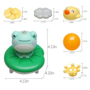 Baby Bath Toys for Kids, 4 Modes Water Spray Bath Toy Sprinkler Bathtub Toys for Toddlers 1-3, Swimming Pool Games Water Play Set Gift for Bathtub Shower Beach Infant Kids Boys Girls Age 2-7 Years Old