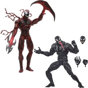 chengchuang Venom Legends Series - Venom Carnage Action Figure - Venom Carnage Figure - Venom Carnage Toy Collectible Figure, 7 Inch (Venom+Carnage)