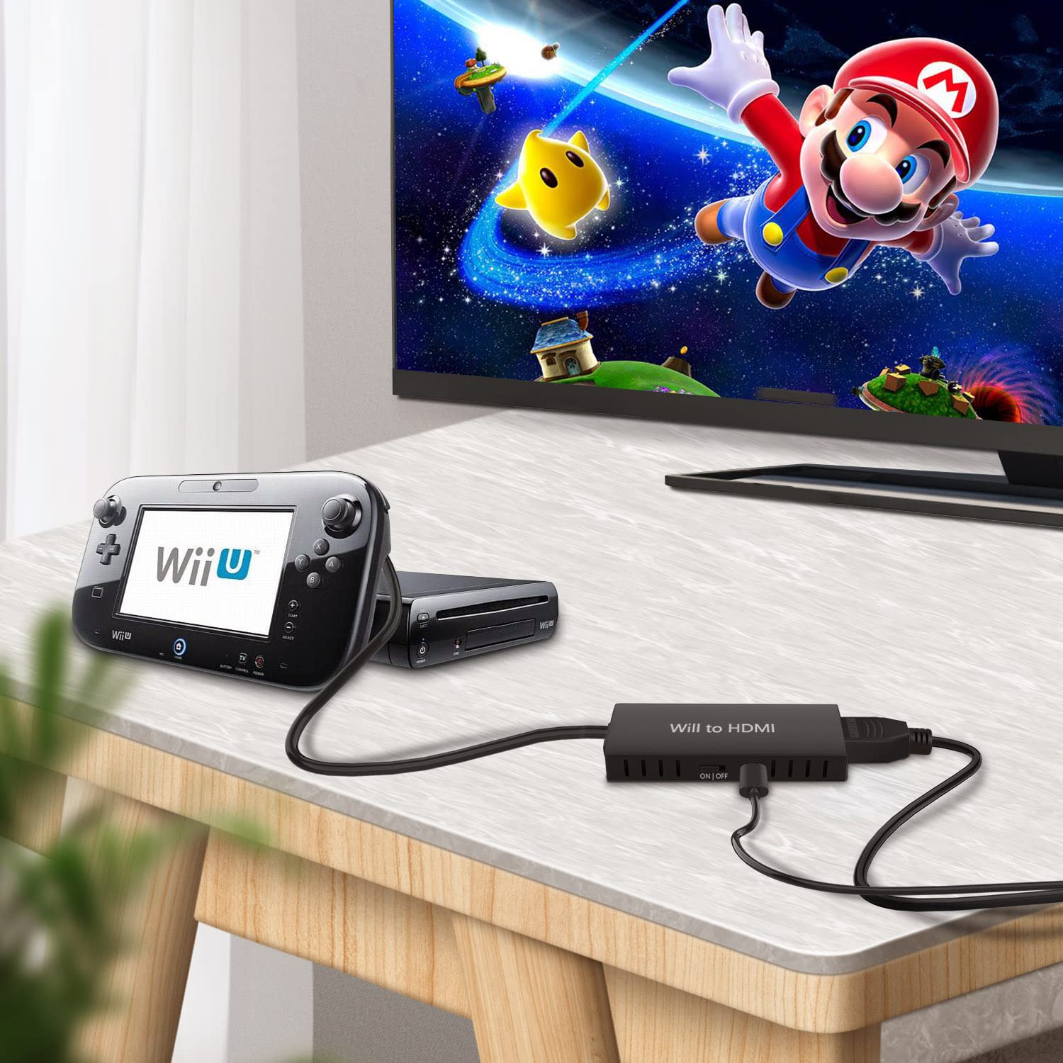 Wii HDMI Converter hdmi Converter/Adapter for Wii U HDMI Cable for Wii Convert Native 720P/480P Ypbpr Signals from Wii to Digital HDMI Signals. Provide The Best Signal Processing