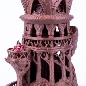 Druid Dice Tower for All Dice Sizes. Perfect Dice Roller for Dungeons and Dragons, Tabletop RPG, Miniature Games and Board Games, 3D Vikings