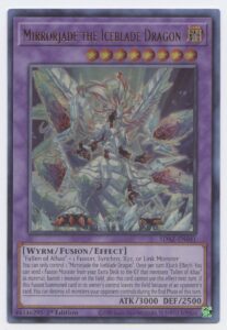 mirrorjade the iceblade dragon - sdaz-en041 - ultra rare - 1st edition