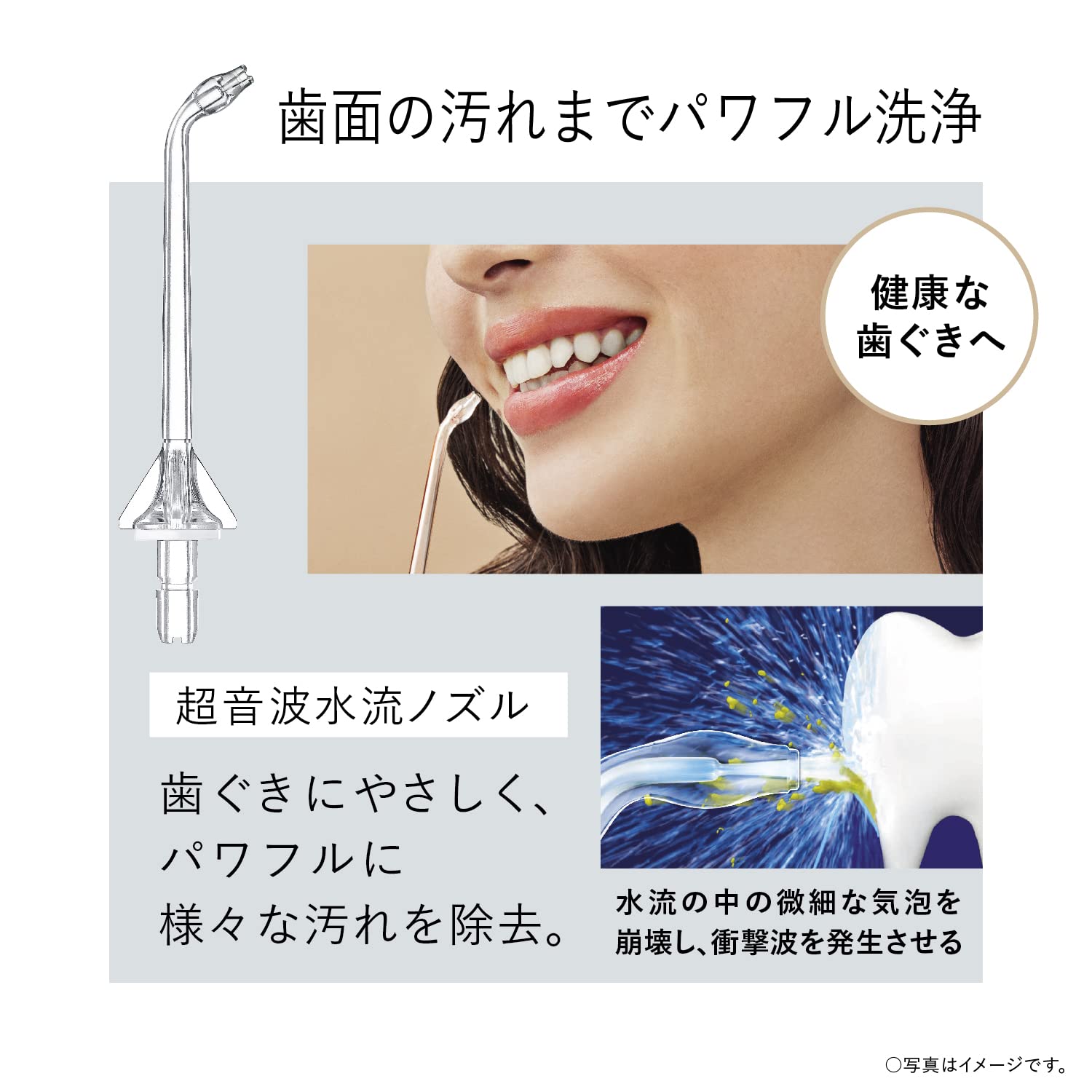 Panasonic EW-DJ55-W Electric Dental Flosser [Jet Washer Doltz Ultrasonic Water Flow Waterproof/Cordless Model] AC100-240V Shipped from Japan Released in May 2022