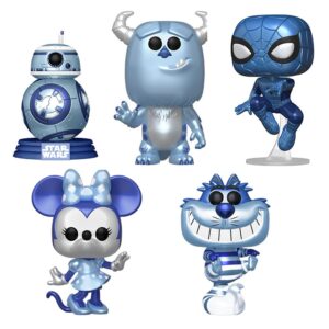 Funko Pop! Make-A-Wish Set of 5 - Minnie, Sulley, Cheshire Cat, BB-8 and Spider-Man