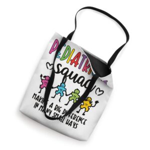 Pediatric PT Squad Pediatric Physical Therapist Crew Tote Bag