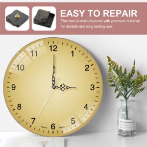 Clock Mechanism Replacement - DIY Quartz Clock Repair, Silent Wall Clock Repair Replacement Parts, Clock Battery Operated Works (No Battery)