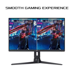 ASUS ROG Strix 27” 1080P Gaming Monitor (XG276Q) - Full HD, IPS, 170Hz, 1ms, Extreme Low Motion Blur, FreeSync Premium technology, DisplayPort, HDMI, Tripod socket for Webcam, DisplayHDR400, BLACK