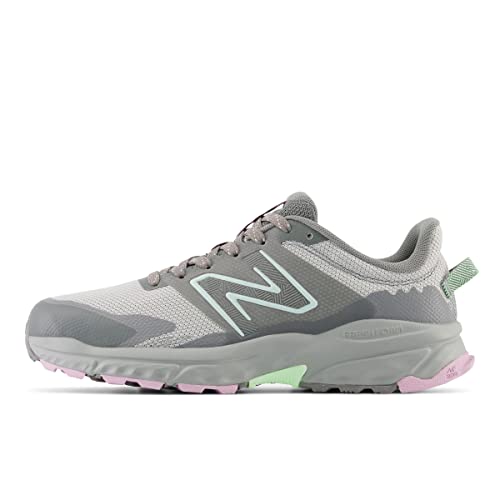 New Balance Women's Fresh Foam 510 V6 Trail Running Shoe, Brighton Grey/Harbor Grey/Lilac Cloud, 8