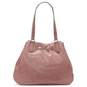 Calvin Klein Lapis Drawstring Tote, Rosewood,One Size