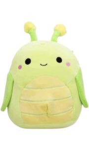 squishmallow official kellytoy bugs insects & creeping things soft plush squishy animals (pilar grasshopper, 8 inch)