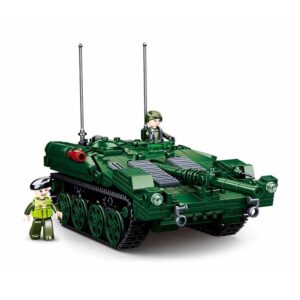 dahonpa stridsvagn 103 tank army building block(692 pcs), military historical collection model with 2 soldier figures,toys gifts for kid and adult.