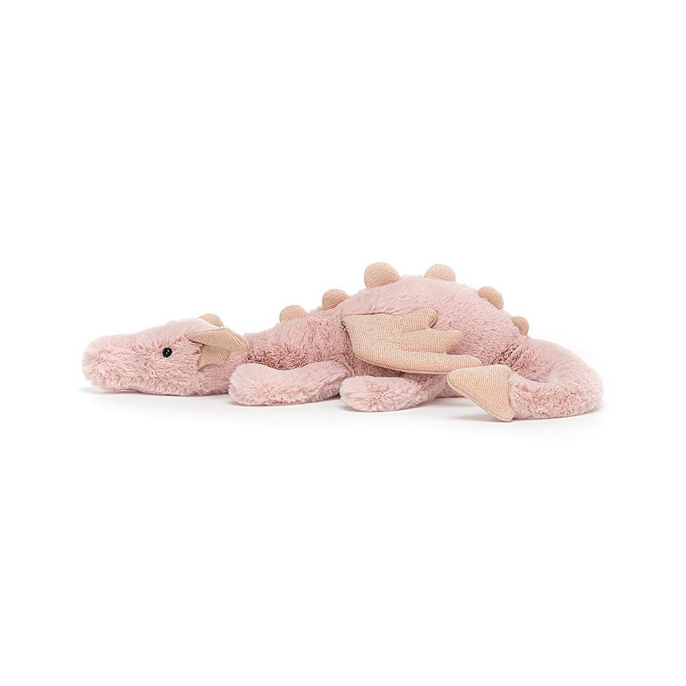 Jellycat Rose Dragon Stuffed Animal, Little 12 inches | Mythical Plush Toy | Classic Children's Gift