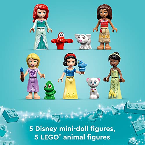 LEGO Disney Princess Ultimate Adventure Castle 43205 Building Toy with 5 Princess Mini-Dolls Including Ariel, Rapunzel and Snow White(Packaging May Vary)