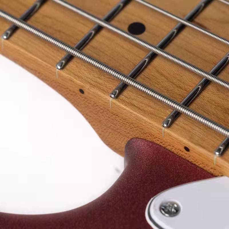 EART Guitars B-10 Roasted Maple Neck Mahogany Body Stainless Steel Fret Vintage Standard 4 Strings Electric Bass