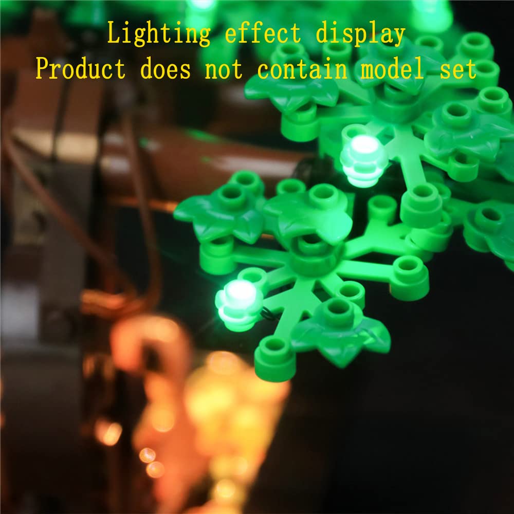 GEAMENT LED Light Kit (Green) Compatible with Lego Bonsai Tree - Lighting Set for Creator 10281 Building Model (Model Set Not Included)