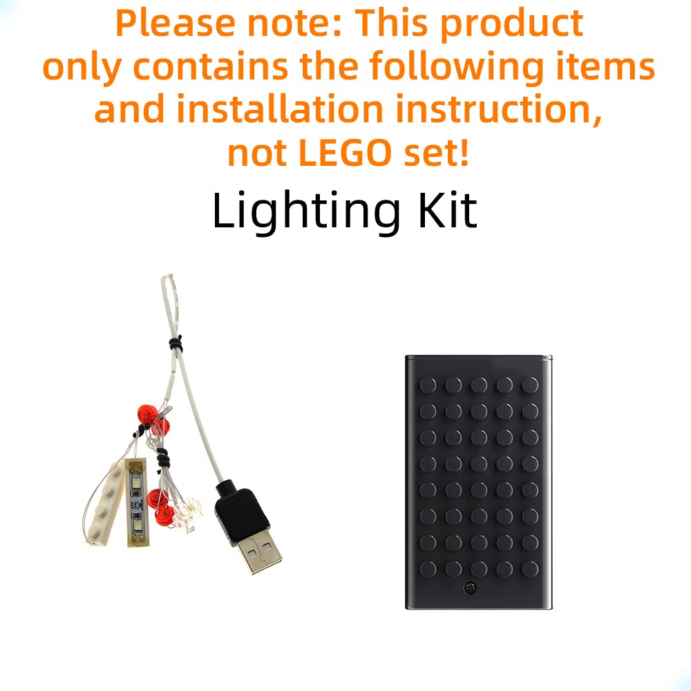 GEAMENT LED Light Kit Compatible with Stormtrooper Helmet - Lighting Set for 75276 Building Model (Model Set Not Included)