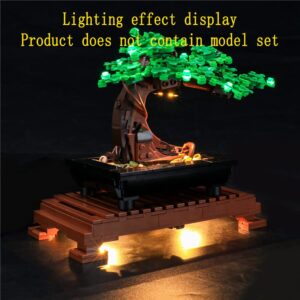 GEAMENT LED Light Kit (Green) Compatible with Lego Bonsai Tree - Lighting Set for Creator 10281 Building Model (Model Set Not Included)