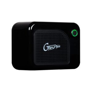 mooer gtrs guitar amp bluetooth 5w, mini practice amplifier portable with chargble batteries, 1/4” input jack, bluetooth speaker for audio playback (black)