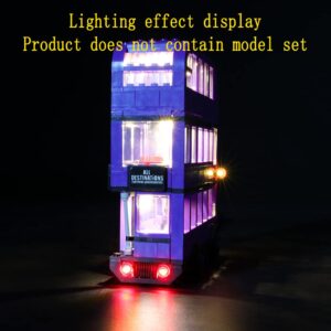 GEAMENT LED Light Kit Compatible with The Knight Bus - Lighting Set for 75957 Building Model (Model Set Not Included)