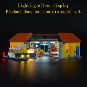 GEAMENT LED Light Kit Compatible with The Kwik-E-Mart - Lighting Set for The Simpsons 71016 Building Model (Model Set Not Included)