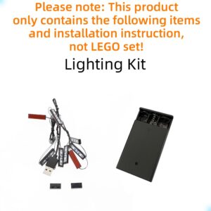 GEAMENT LED Light Kit Compatible with BMW M 1000 RR - Lighting Set for Technic 42130 Building Model (Model Set Not Included)