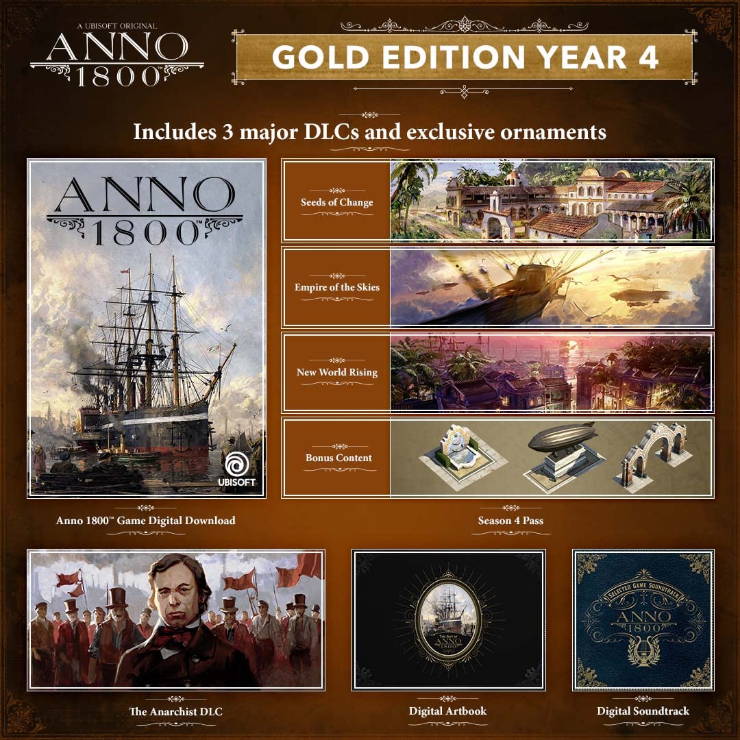 Anno 1800 Complete Edition Year 4 | PC Code - Ubisoft Connect