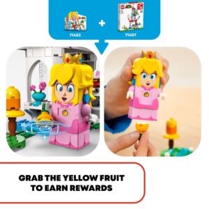 LEGO Super Mario Cat Peach Suit and Frozen Tower Expansion Set 71407 Building Toy Set for Kids, Boys, and Girls Ages 7+ (494 Pieces)