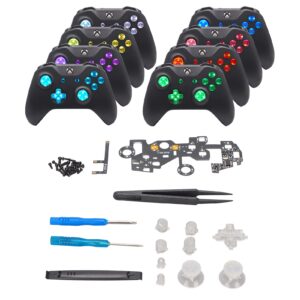 Hilitand Multi Luminated Thumbsticks D pad ABXY Start Back 8 19 Modes LED LED Kit for ONE S Controller, Controller NOT Included