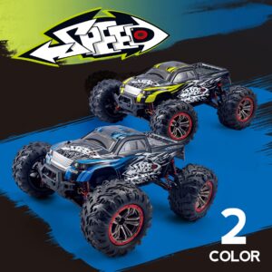 HScopter RC Cars, 4WD Hobby Grade Off Road Remote Control Car 30+MPH Waterproof Monster Truck 1:10 All Terrain Electric Toy Vehicle Gift for Kid Adult