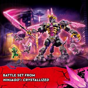 LEGO NINJAGO The Crystal King Set, 71772 Battle Toy for Kids with Posable Centaur Action Figure and Lloyd Minifigure