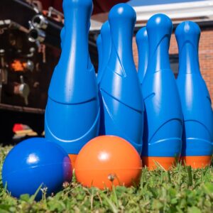 GAMELIFE SPORTS MagnaRack Bowling, Includes 10 Magnetic Bowling Pins, 2 Balls, Bowling Mat, Carry Bag, Great Toy Gift, Early Education, Indoor & Outdoor Games, Toddler, Child, Boys & Girls 6 and up