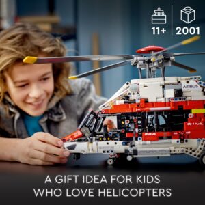 LEGO Technic Airbus H175 Rescue Helicopter 42145 Building Toy Set for Kids, Boys, and Girls Ages 11+ (2,001 Pieces)