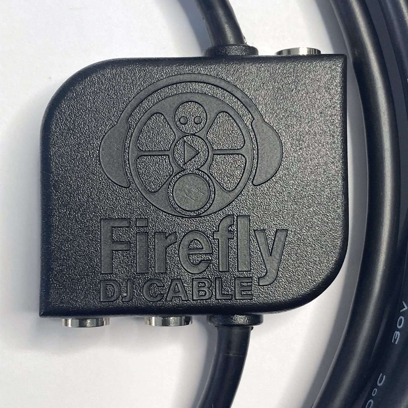 Firefly DJ "Genius Audio Splitter Cable - Mic-Enabled Universal Analog Output for Smartphones, Tablets and laptops