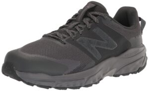 new balance men's fresh foam 510 v6 trail running shoe, black/grey matter/magnet, 13 x-wide