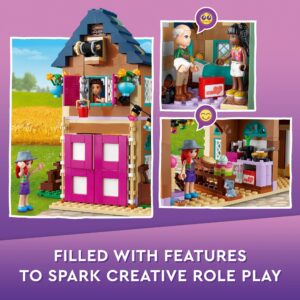 LEGO Friends Organic Farm House Set 41721 with Toy Horse, Stable, Tractor and Trailer Plus Animal Figures, for Kids, Girls and Boys Aged 7+