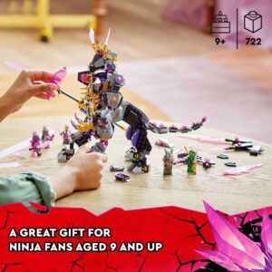 LEGO NINJAGO The Crystal King Set, 71772 Battle Toy for Kids with Posable Centaur Action Figure and Lloyd Minifigure