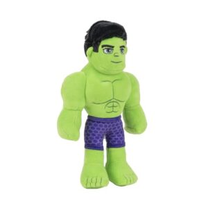 SPIDEY AND HIS AMAZING FRIENDS Marvel's SNF0082 Marvel’s Spidey and His Amazing Friends-8-Inch Little Plush Hulk Kids Ages 3 and up-Toys Featuring Your Friendly Neighborhood Heroes, Multi