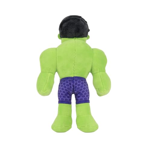 SPIDEY AND HIS AMAZING FRIENDS Marvel's SNF0082 Marvel’s Spidey and His Amazing Friends-8-Inch Little Plush Hulk Kids Ages 3 and up-Toys Featuring Your Friendly Neighborhood Heroes, Multi