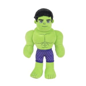 SPIDEY AND HIS AMAZING FRIENDS Marvel's SNF0082 Marvel’s Spidey and His Amazing Friends-8-Inch Little Plush Hulk Kids Ages 3 and up-Toys Featuring Your Friendly Neighborhood Heroes, Multi