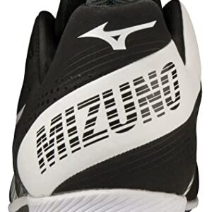 Mizuno Women's Wave Finch Lightrevo Softball Shoe, Black-White, 8